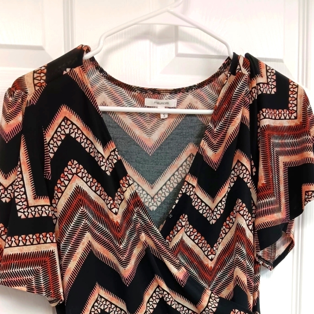 Maurices Dress, Size small, soft flower, Maxie dress multi color pre-owned